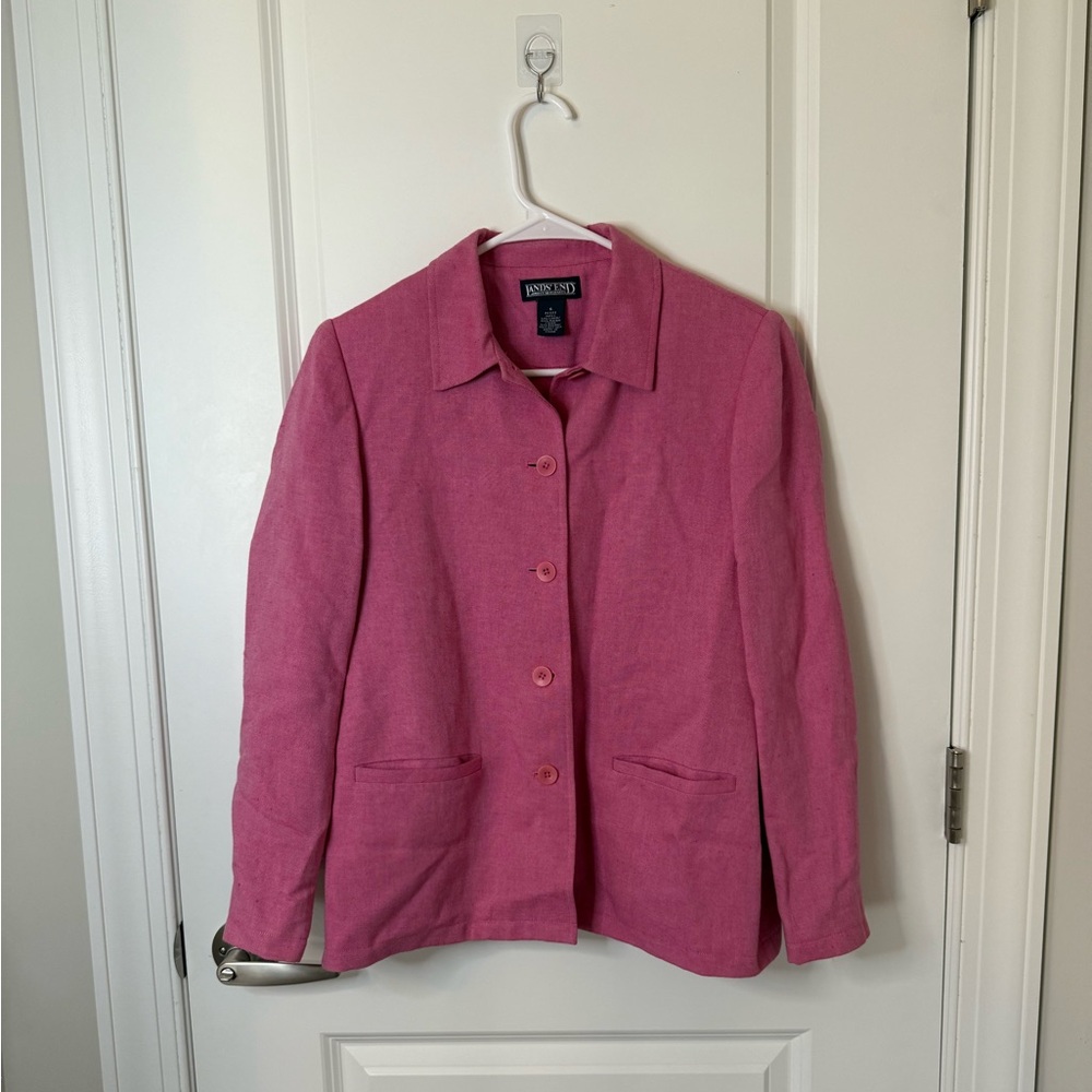 Lands End Linen Blazer